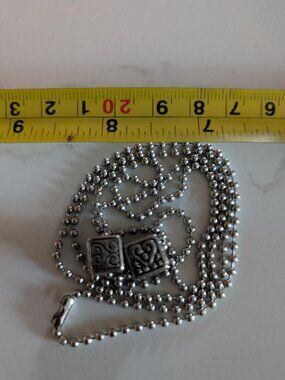 Vintage Silver Toned Style Brighton Pendants/Charms Necklace